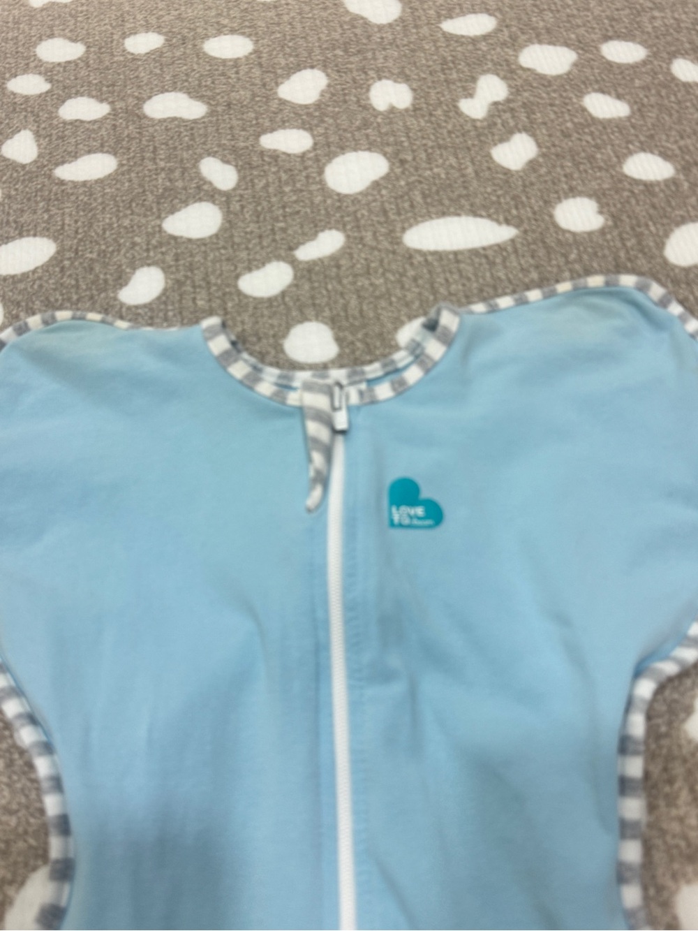 Love to dream swaddle baby arms up zipper light blue girl boy unisex medium - Picture 9 of 9